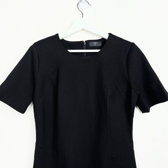 NWT T TAHARI Short Sleeve Fitted Sheath Dress US 10 - Picture 4 of 12